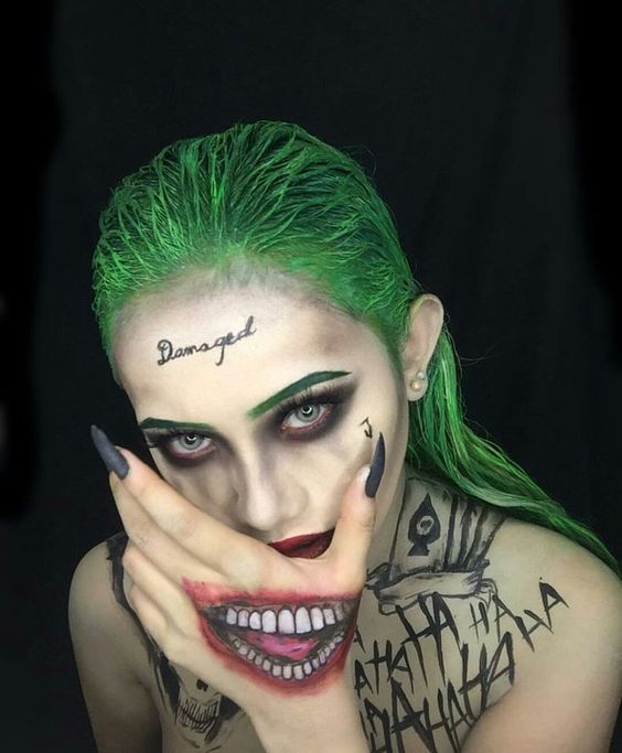 Joker makeup kvinne