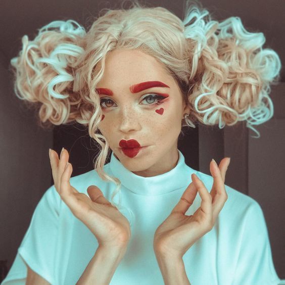 Maquillage Queen of Hearts, looks de maquillage Halloween cool