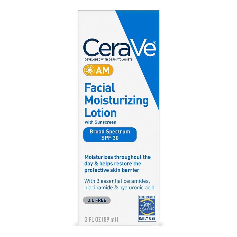 Lotion hydratante pour le visage CeraVe SPF30