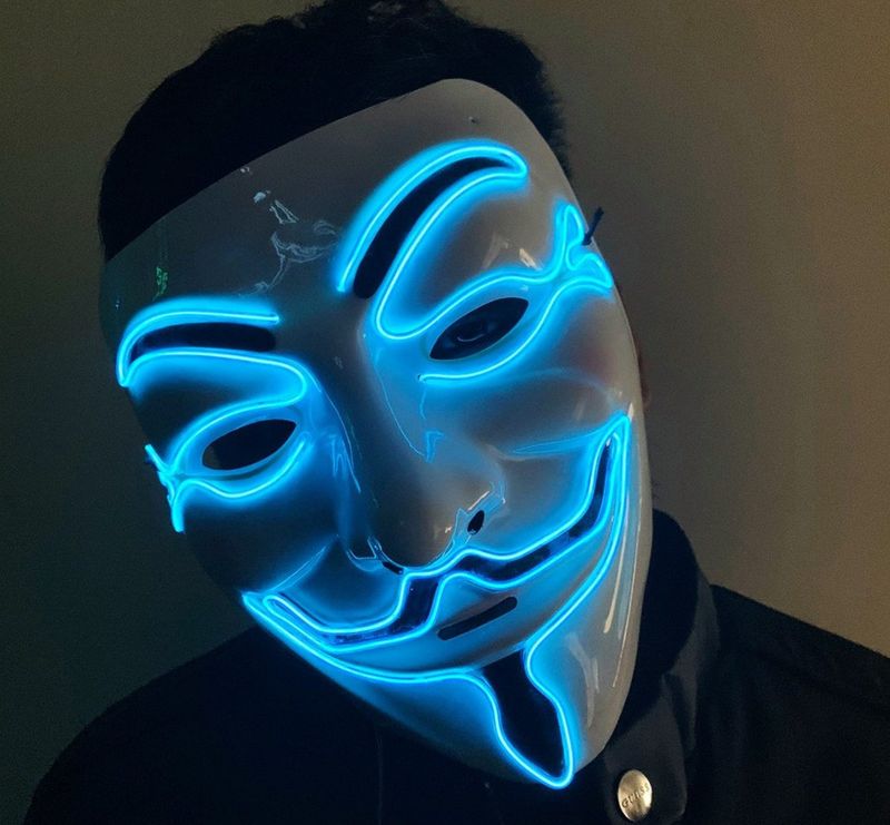 Scary The Purge LED maska ​​za noč čarovnic