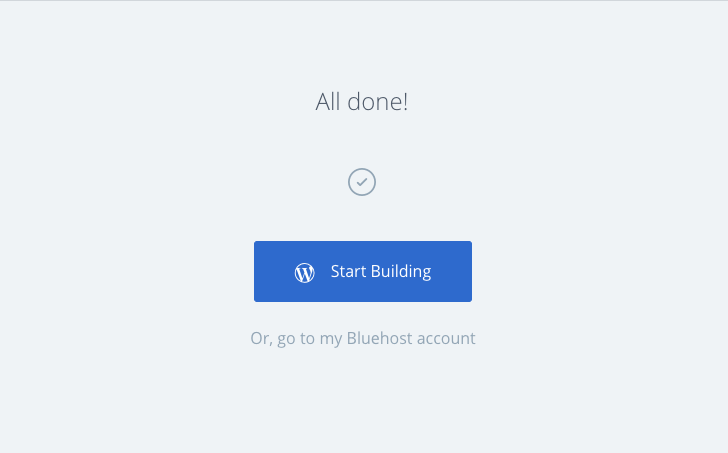Інструкції Bluehost щодо того, як налаштувати блог