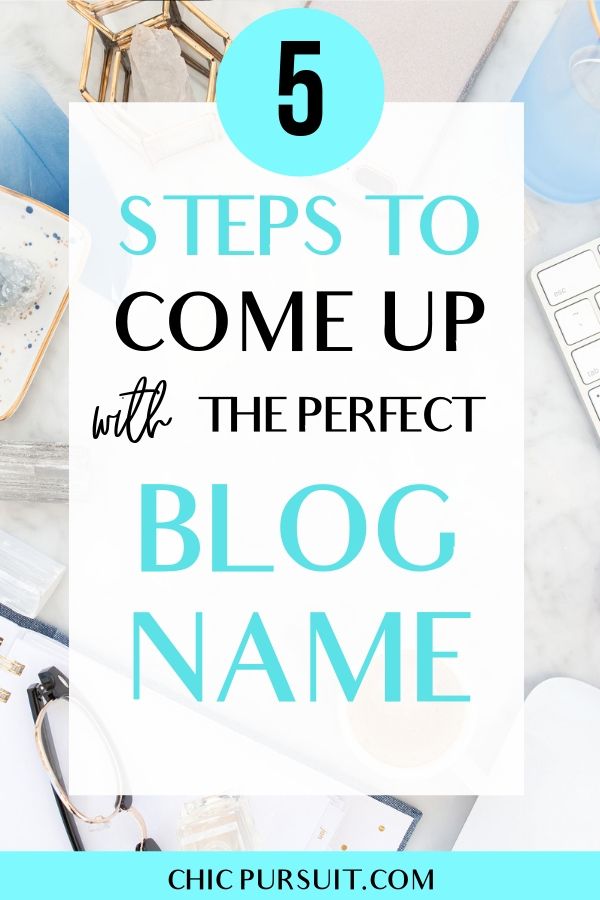 5 Schritte zum perfekten Blog-Namen – Diese nützlichen Tipps und Formeln zum Erstellen von Blog-Namen helfen Ihnen, sich inspirieren zu lassen, um den perfekten Namen für Ihr Blog zu finden! Lesen Sie diesen großartigen Leitfaden, um Ihren eigenen eingängigen und einzigartigen Blognamen zu finden, und lernen Sie dann, wie Sie ein Blog richtig starten, oder lesen Sie weitere großartige Blogging-Tipps für Anfänger. #blogname #startablog #bloggingtippsfüreinsteiger #blognameideen #blognamegenerator