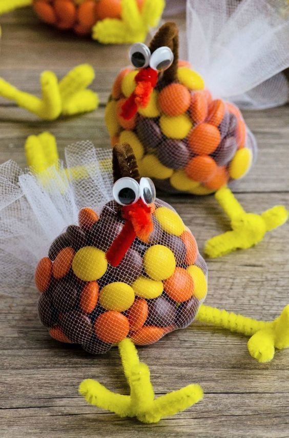 Ideen für Thanksgiving-Leckereien: Truthahn-Leckerli-Taschen