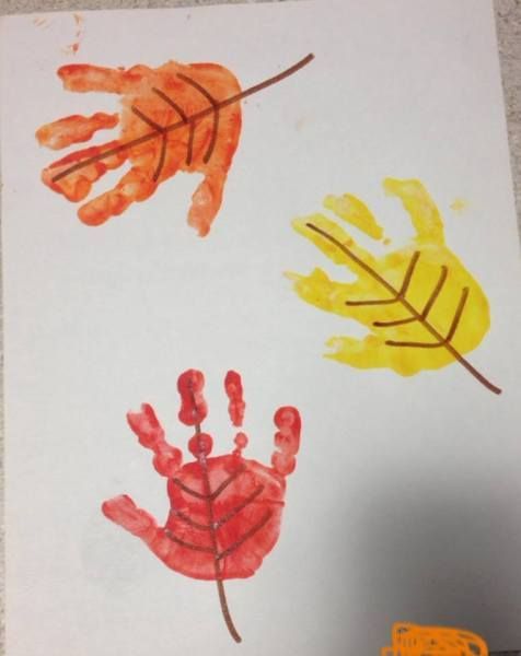 Jednostavne rukotvorine za djecu za Dan zahvalnosti: lišće otiska ruke za Dan zahvalnosti