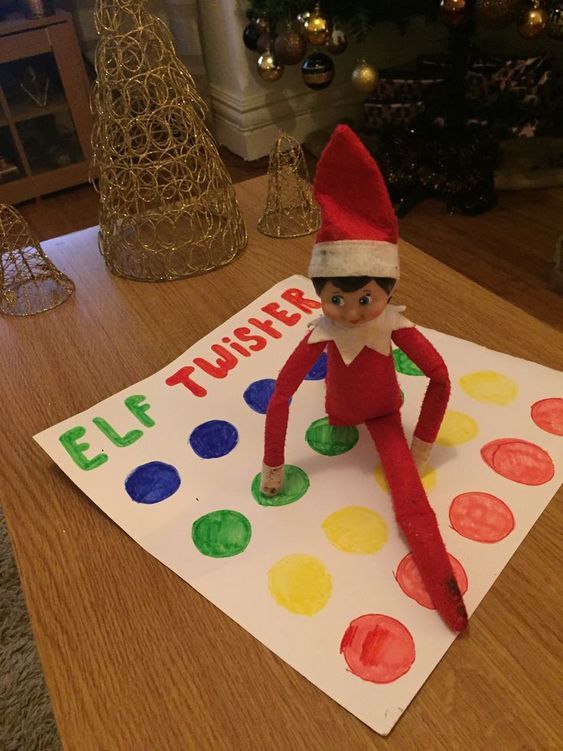 Elf na polici Twister