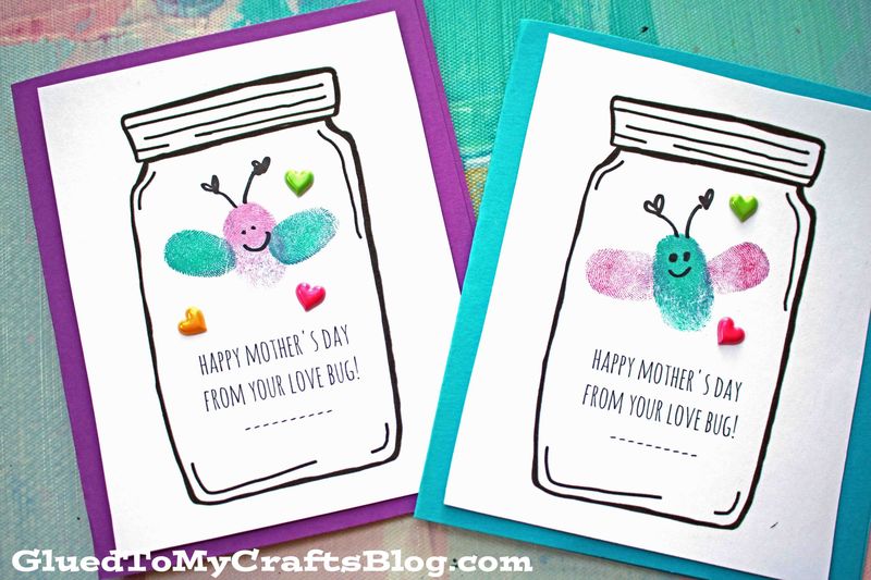 Cartes Love Bug pour la fête des mères