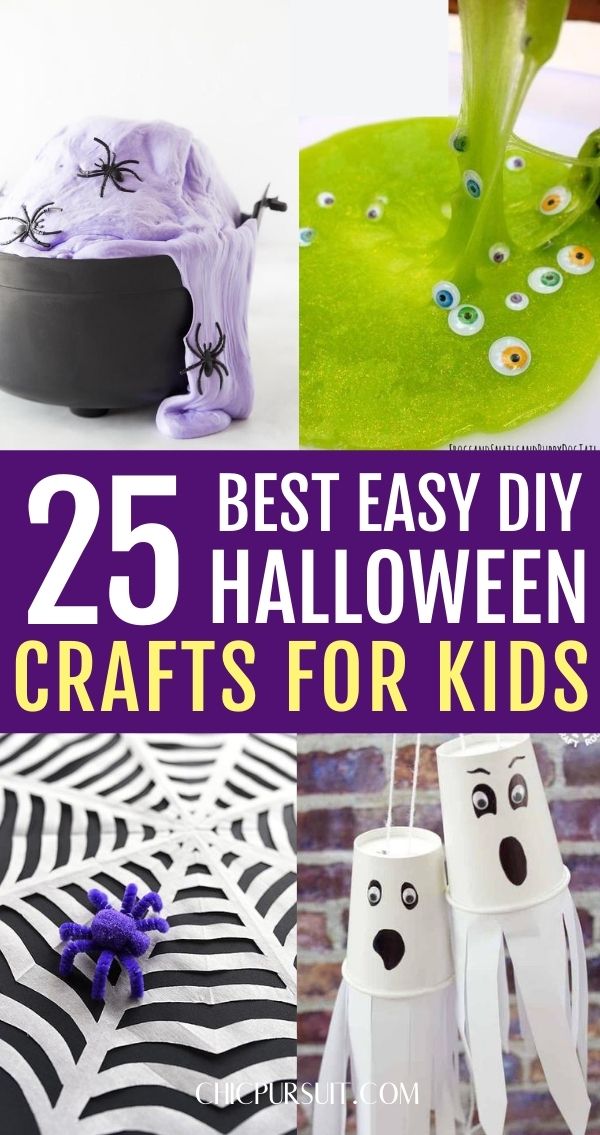 Jednostavne DIY zanate za Noć vještica za djecu, zabavne rukotvorine za Noć vještica
