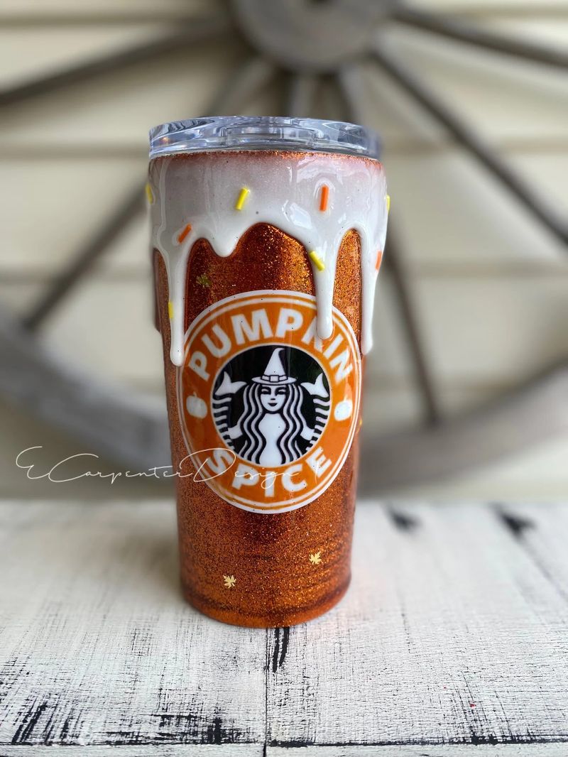 Pumpkin Spice Latte prilagođena Starbucks šalica za Noć vještica