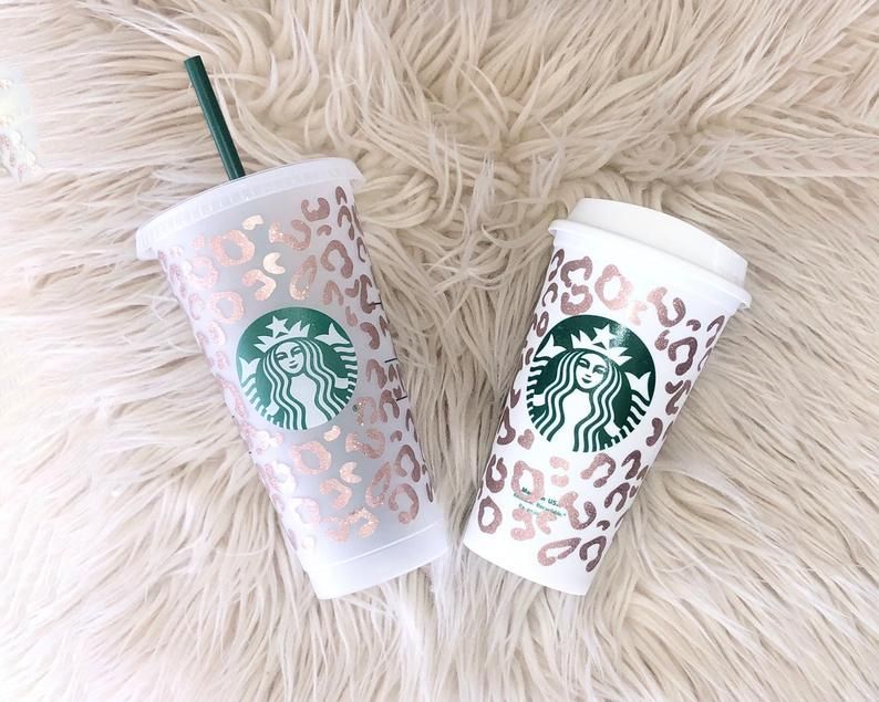 Starbucks šalica s leopard printom od ružičastog zlata