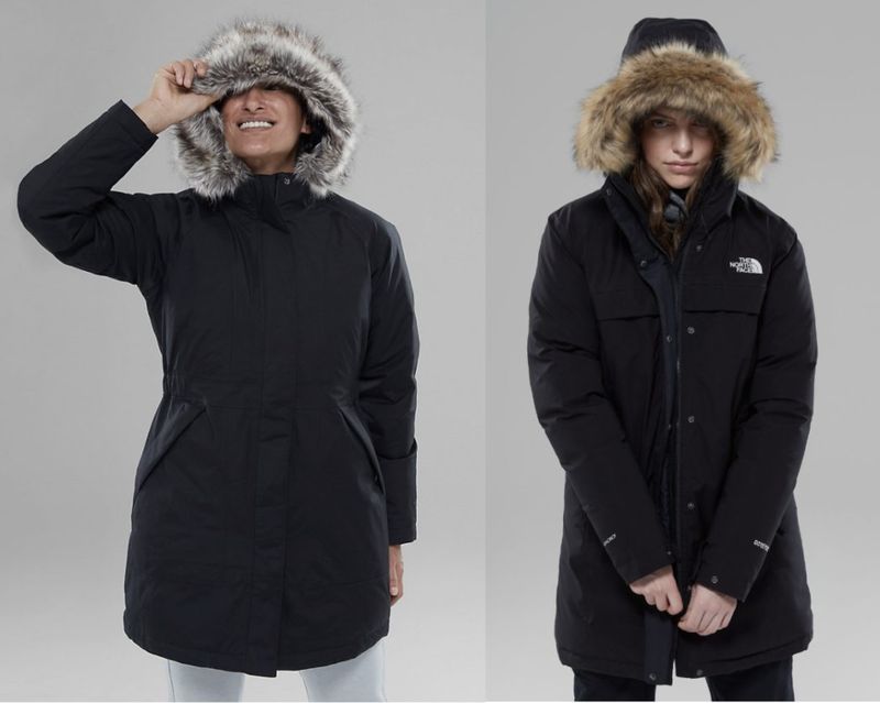 Des marques comme Canada Goose - the north face