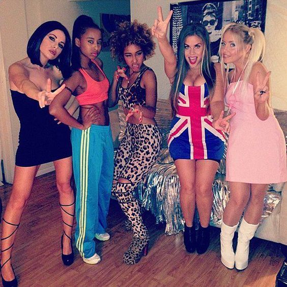 Kostimi za Noć vještica grupe Spice Girls za 5