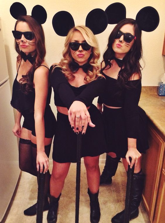 أفضل أزياء هالوين ل 3 أصدقاء - الفئران العمياء
