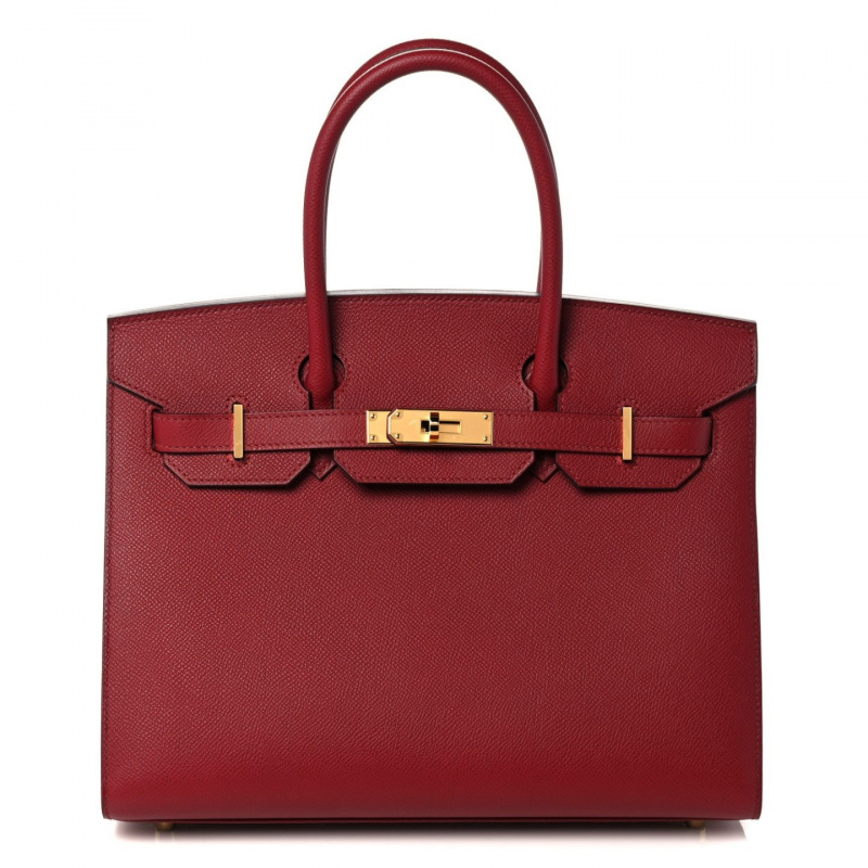   Rouge Hermès Epsom Birkin Sellier 30