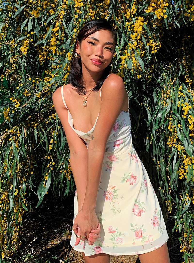 Jednostavna cvjetna cami haljina