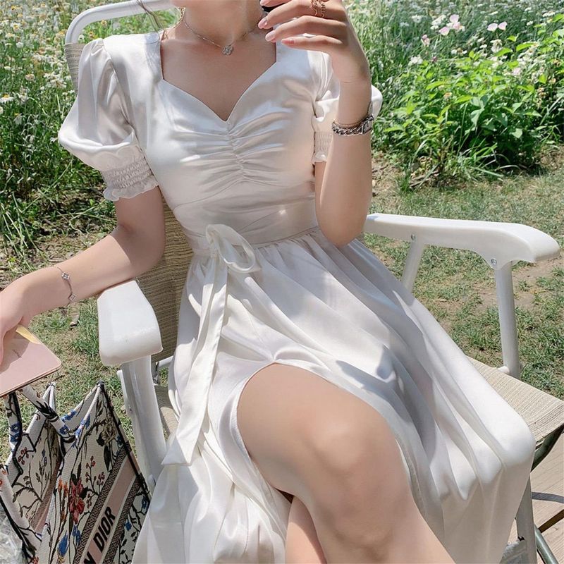 Najbolje haljine poput LoveShackFancy: Bijela vintage cottagecore haljina