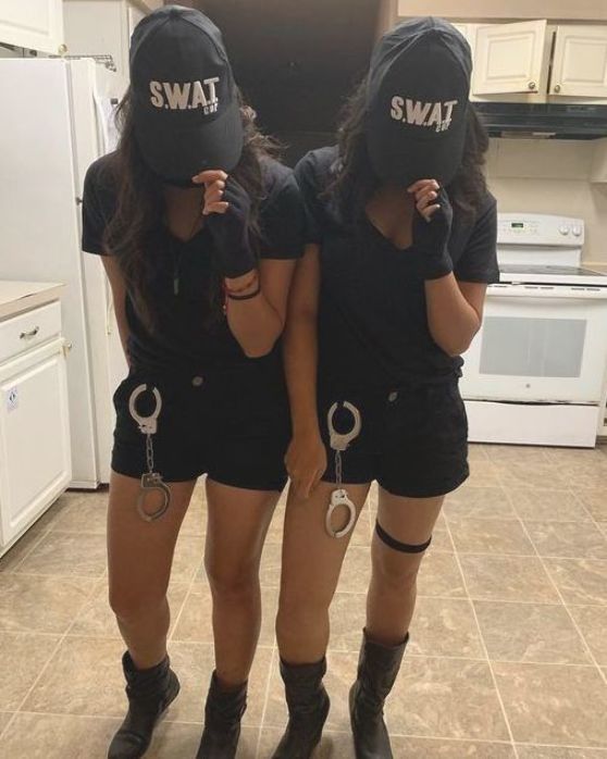 Hot Halloween kostimi za djevojčice - kostimi SWAT tima