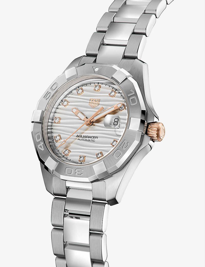 TAG Heuer Aquaracer Rose Gold & Diamond Watch pour la meilleure montre de luxe d