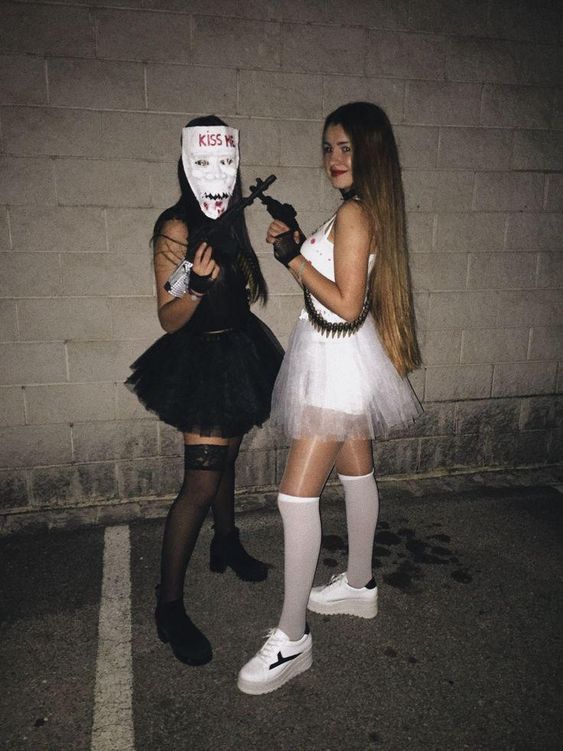 أزياء الهالوين المخيفة للفتيات المراهقات - أزياء The Purge Halloween