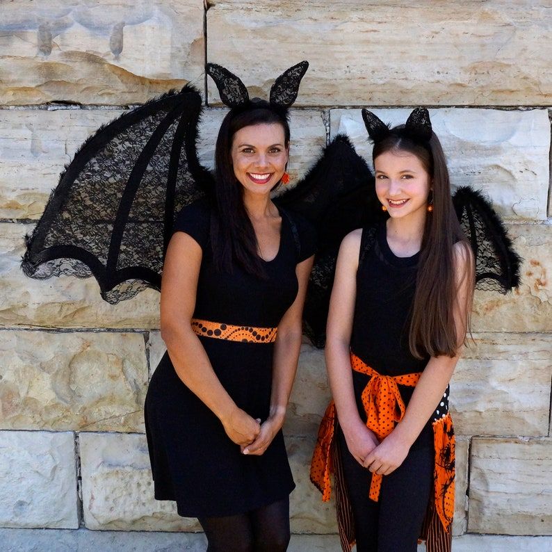 Slatki kostimi šišmiša za Noć vještica za tinejdžerice