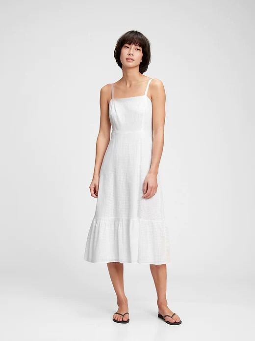 Cami bijela midi haljina