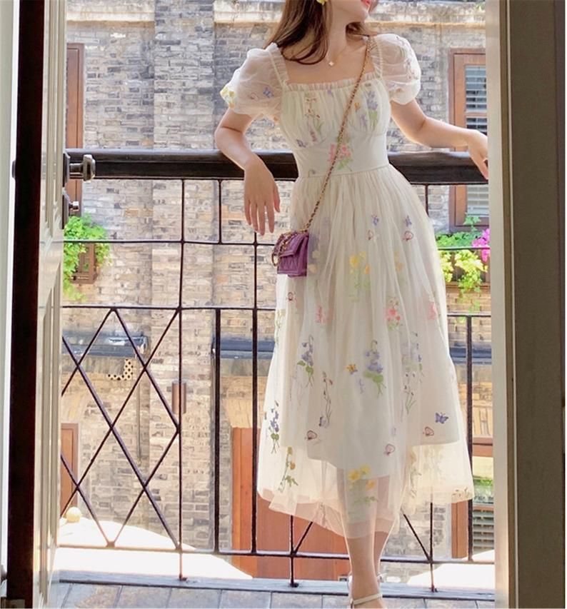 Maxi haljina od cvjetnog tila