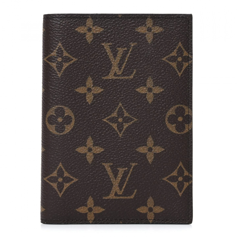   Protège-passeport monogramme Louis Vuitton marron