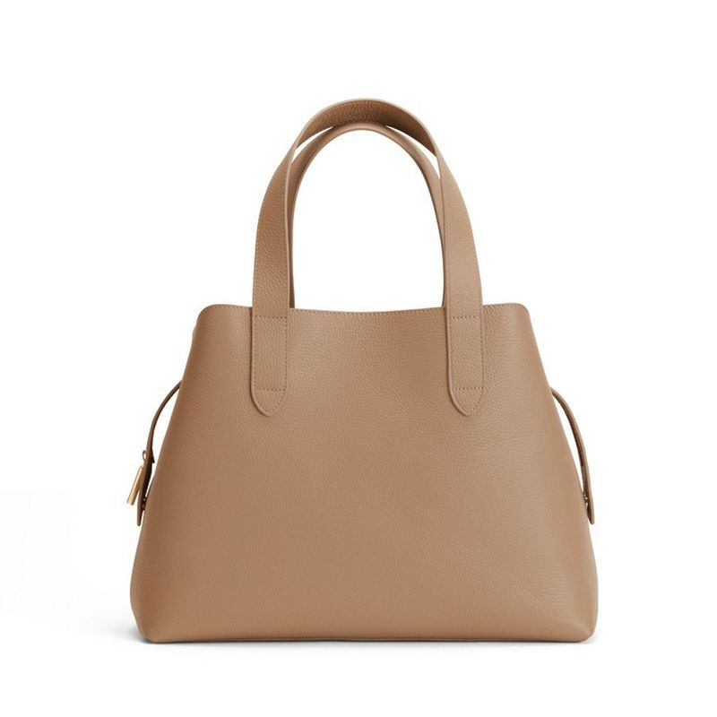 Bež smeđa minimalistička torbica