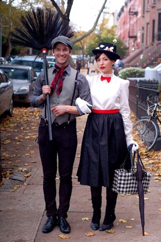 Kreatives Halloween-Kostüm für Mary Poppins-Paare