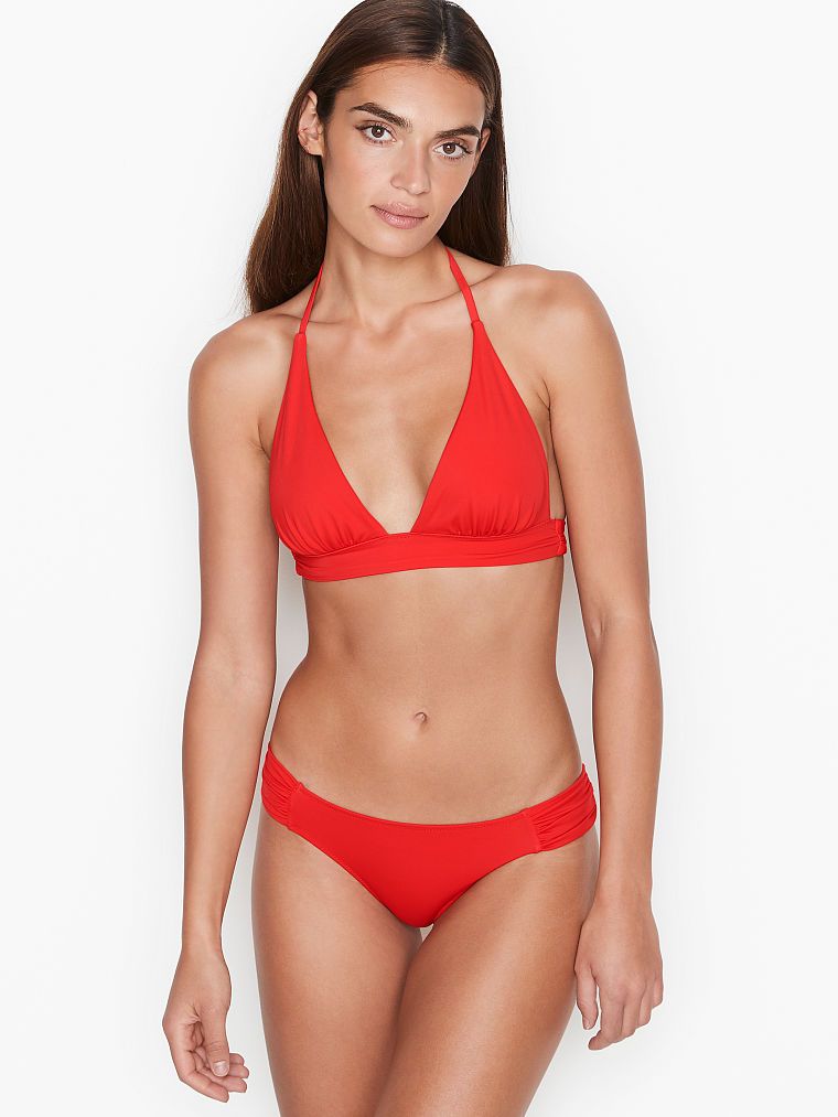 Crveni bikini s halterom