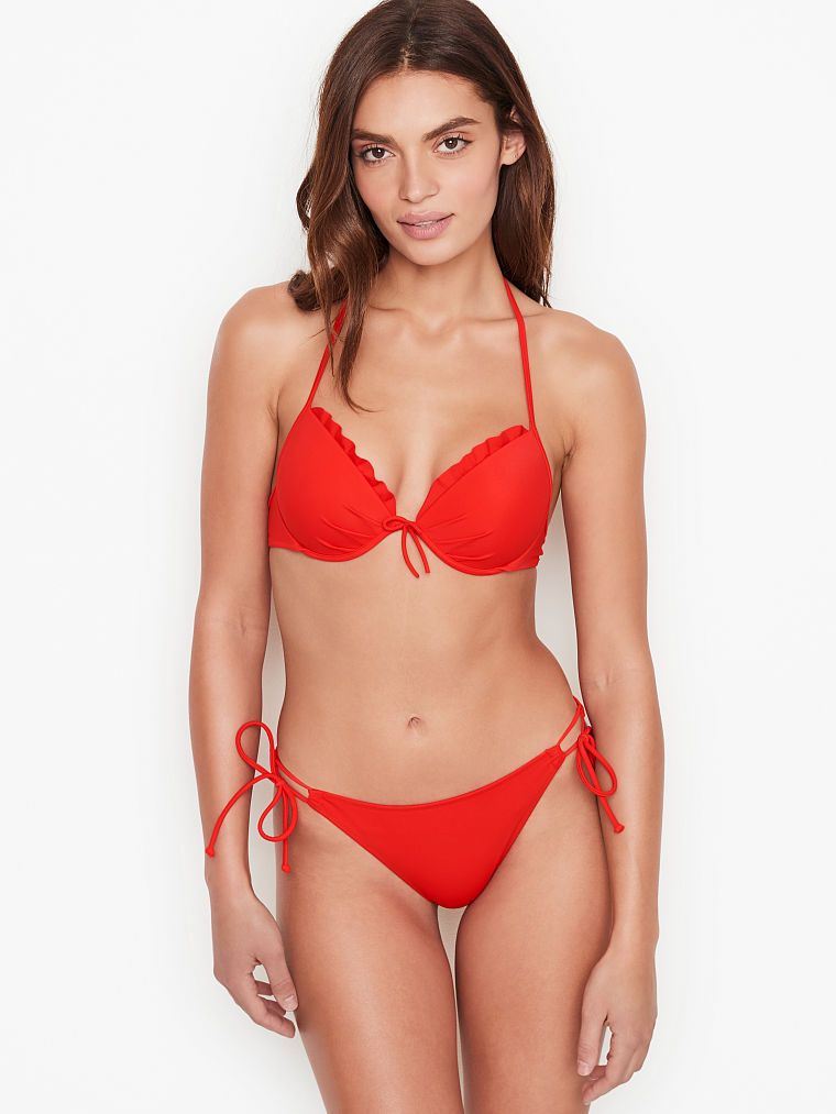 Najbolji crveni push up bikini za ravna prsa