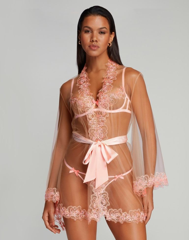   Robe courte rose Agent Provocateur Lindie