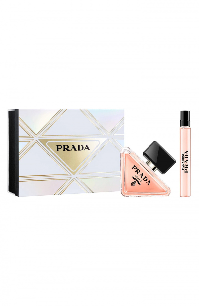   Набір парфумованої води Prada Paradoxe білий, золотий, рожевий і чорний