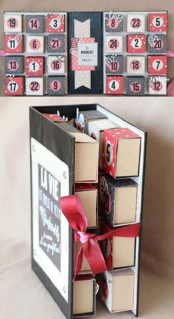 DIY adventski kalendar kutije šibica