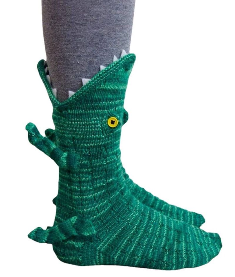 Sevimli ve komik Noel çorapları doldurma çorapları