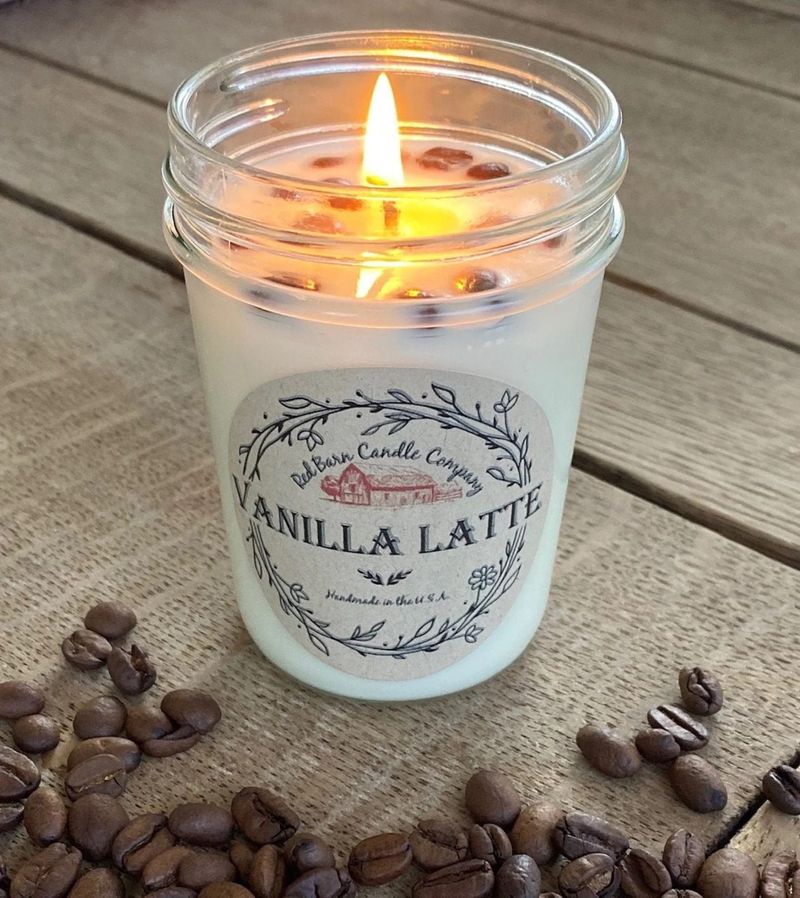 Mirisna svijeća za latte vanilije