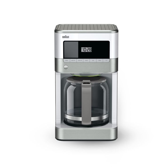 Gümüş kahve makinesi