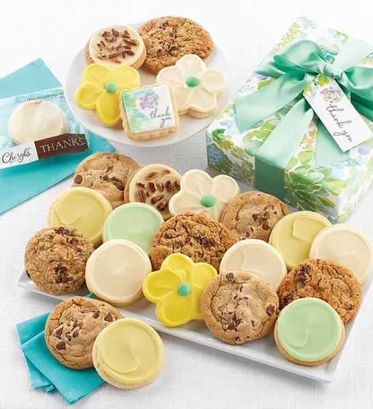Sekreterler için en iyi hediyeler: Şekerli kurabiye hediye kutusu