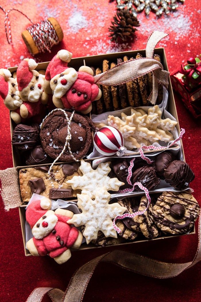 DIY božićna kutija za kolačiće Poklon košara