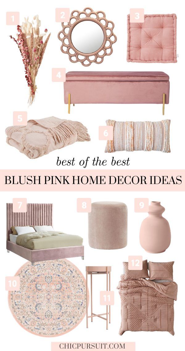 أفضل أفكار ديكور المنزل الوردي الداكن الأنثوي