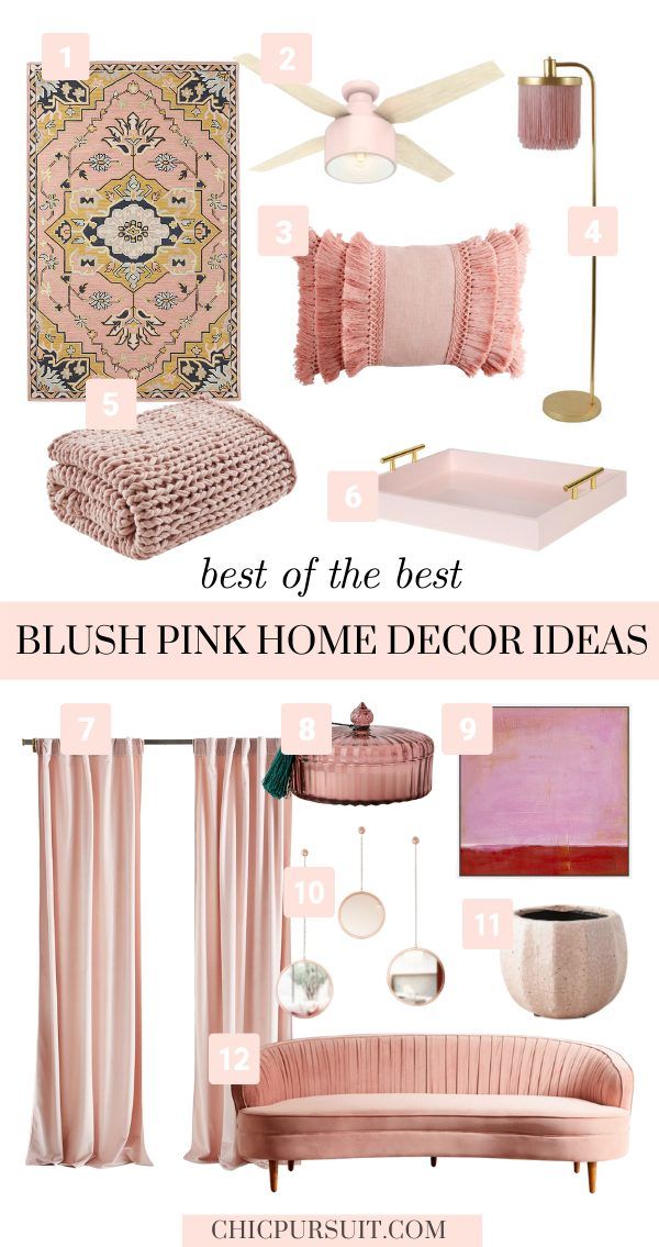 Najbolje ženstvene rumenilo ružičaste ideje za uređenje doma