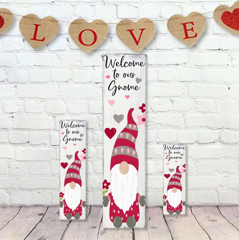 Gnome Porch Leaners For Valentine