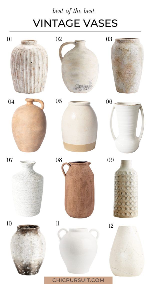 En uygun fiyatlı vintage vazolar