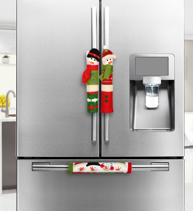 Snowman Christmas Kjøleskapsdekorasjoner til julekjøkkeninnredning