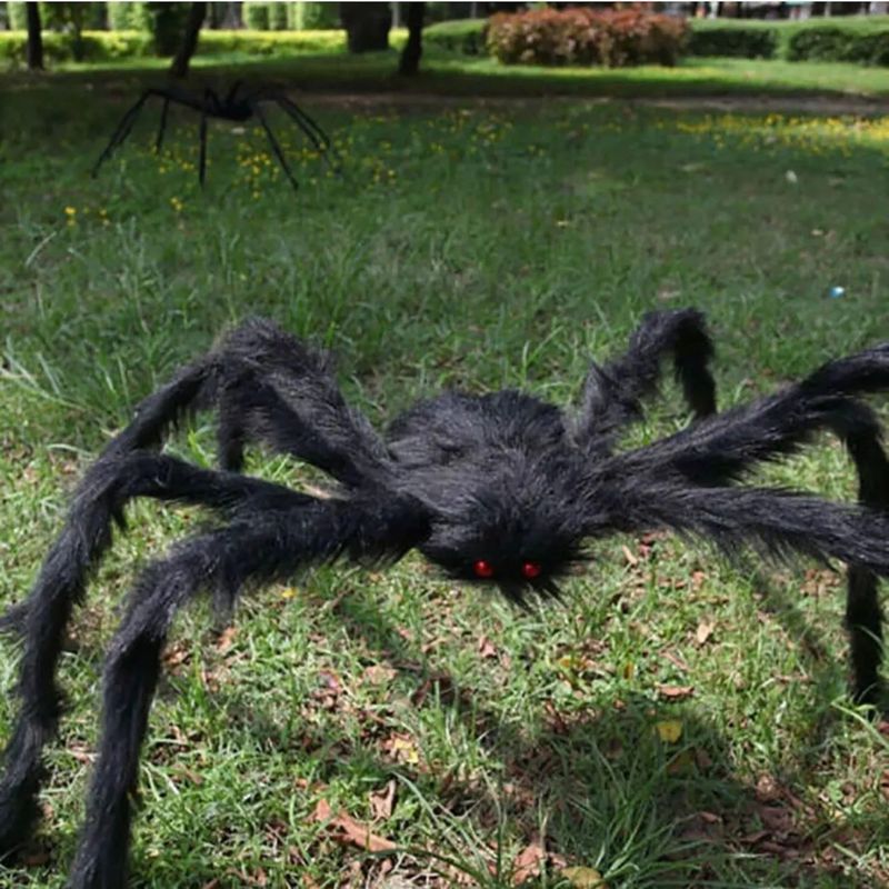 Décoration extérieure Halloween araignée géante