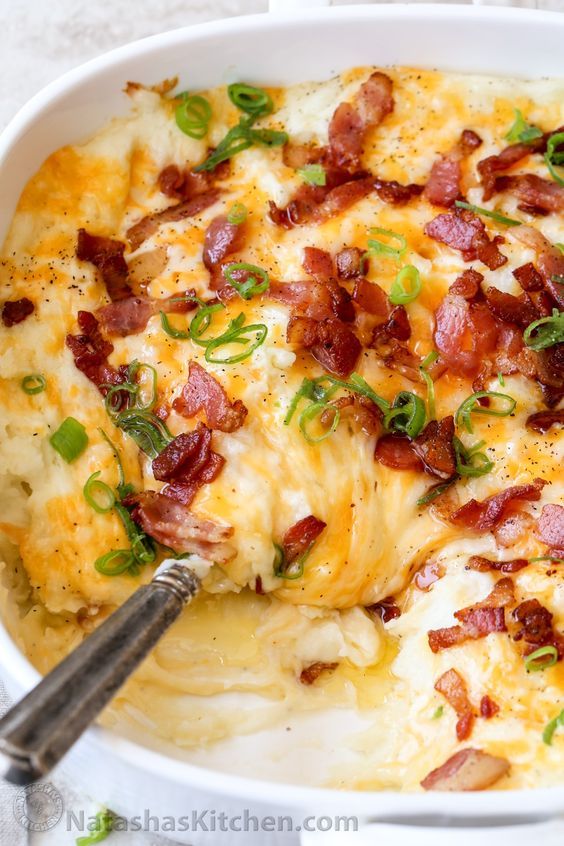 أفضل وصفات عيد الشكر: طاجن البطاطس المهروسة الكريمي