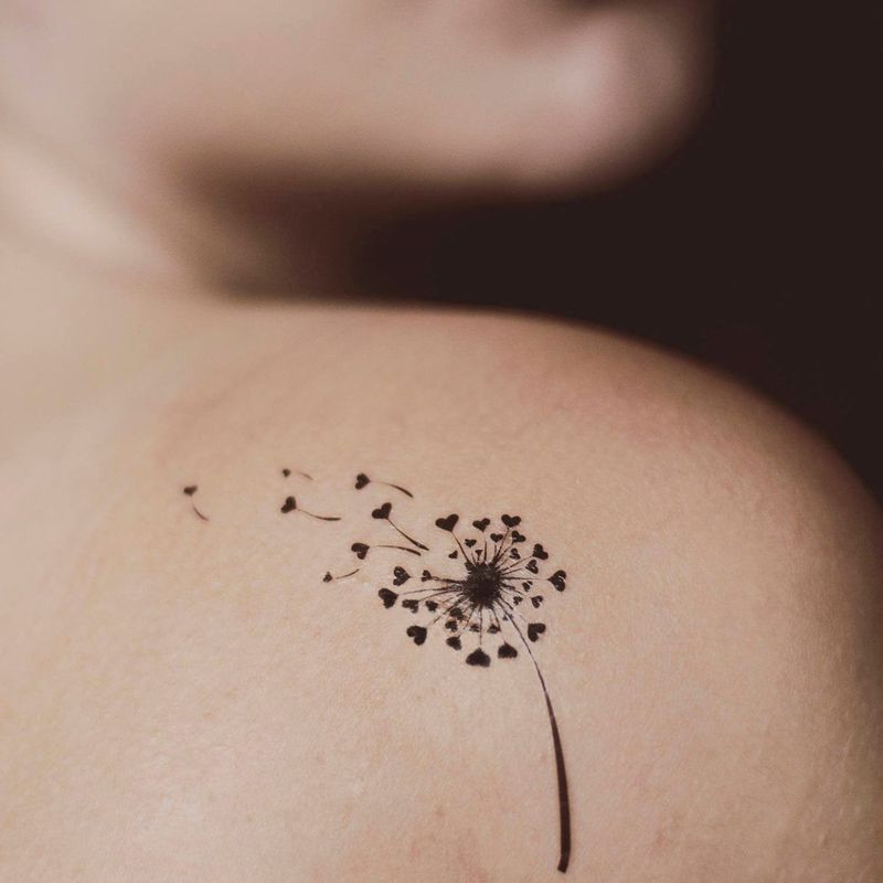 Tetovaža za hrbet perivinka za ženske