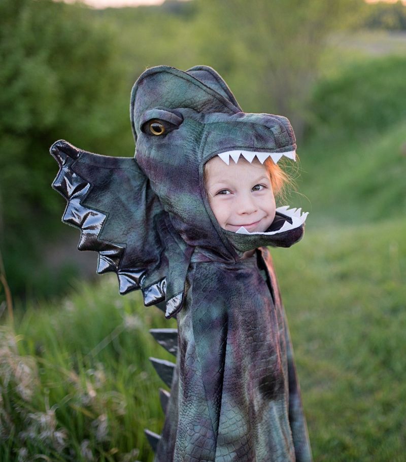 Kostim triceratops dinosaura za Noć vještica za djecu