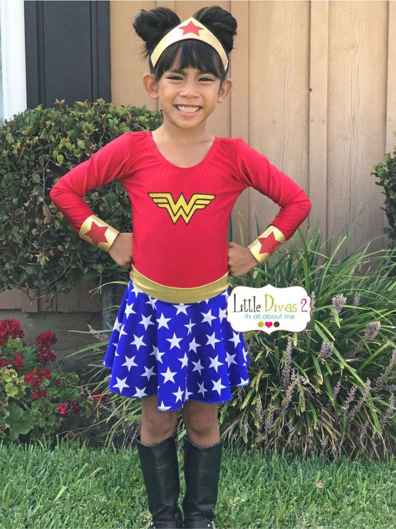 Wonder Woman kostim za Noć vještica za djecu