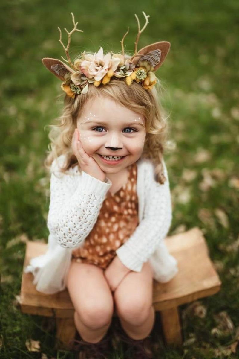 Fawn Deer Halloween زي للأطفال