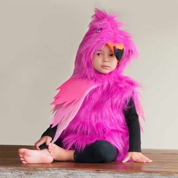 Ružičasti flamingo kostim za Noć vještica za malu djecu